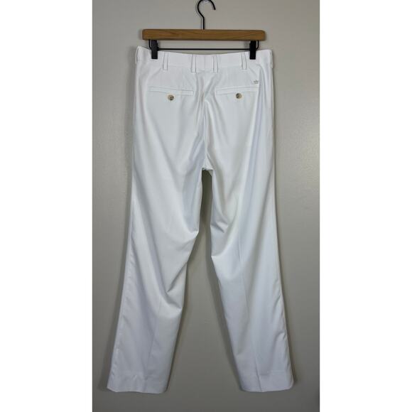 Peter Millar Crown Sport Performance Chino Pants White 32 x 33” MF16EB78 Golf - Picture 4 of 11